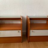 Pair of vintage bedside tables