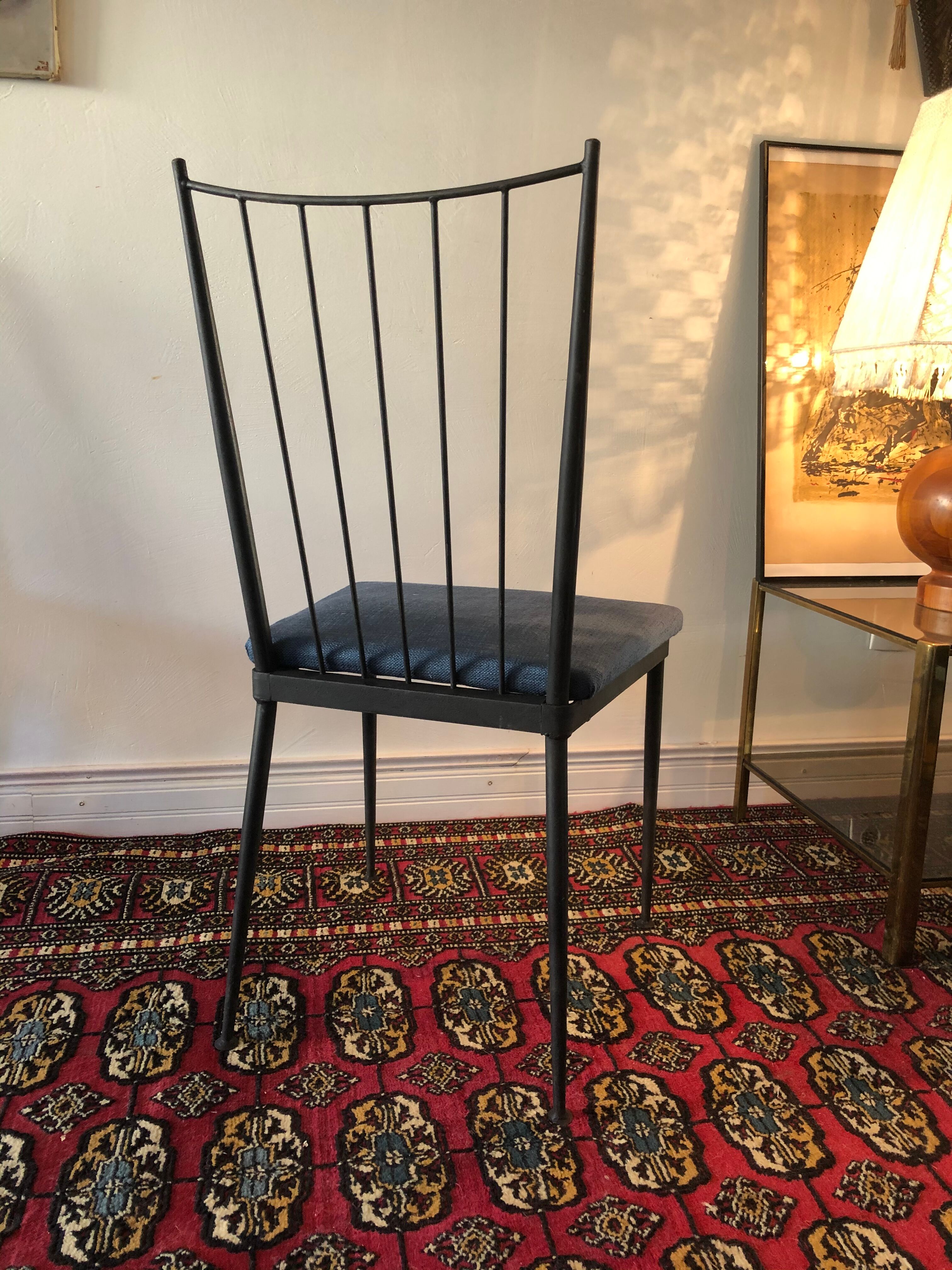 Duo of chairs Colette Gueden 50s