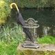 Cast iron umbrella stand