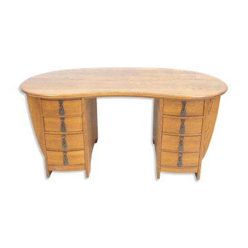 Swedish bureau in Art Nouveau style made of oak