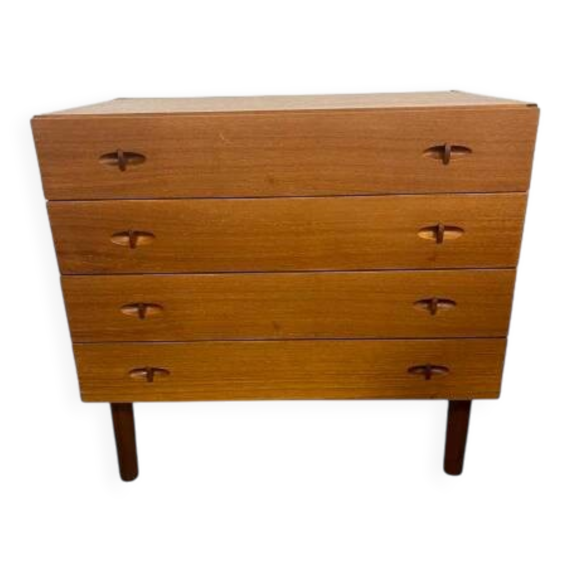 Scandinavian teak chest of drawers from the 1970s.