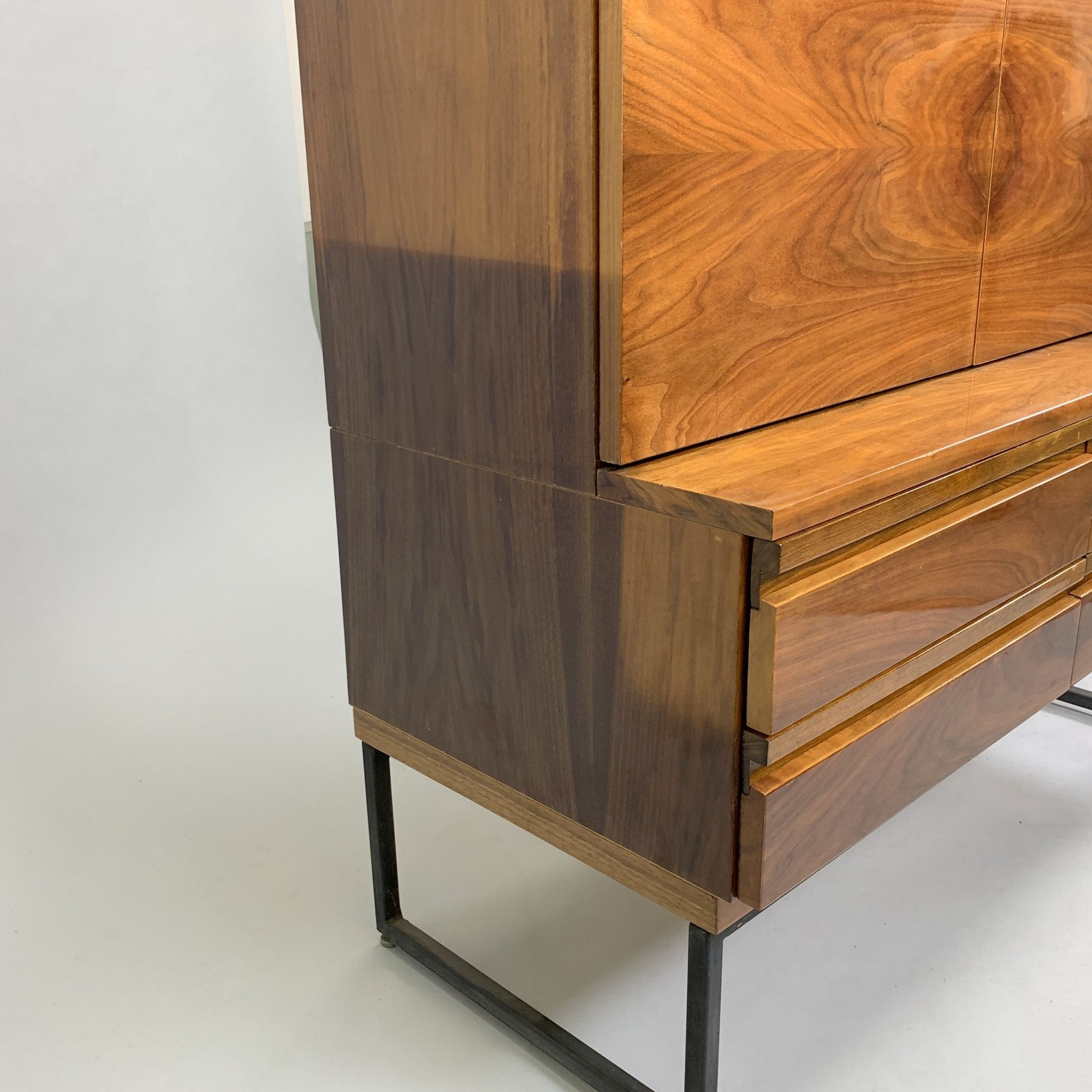Vintage Cabinet 'Belmondo', High Gloss, Czechoslovakia, 1970's