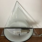 Pair of Illo wall lamps for Lamperti, 1980s, made in Italy