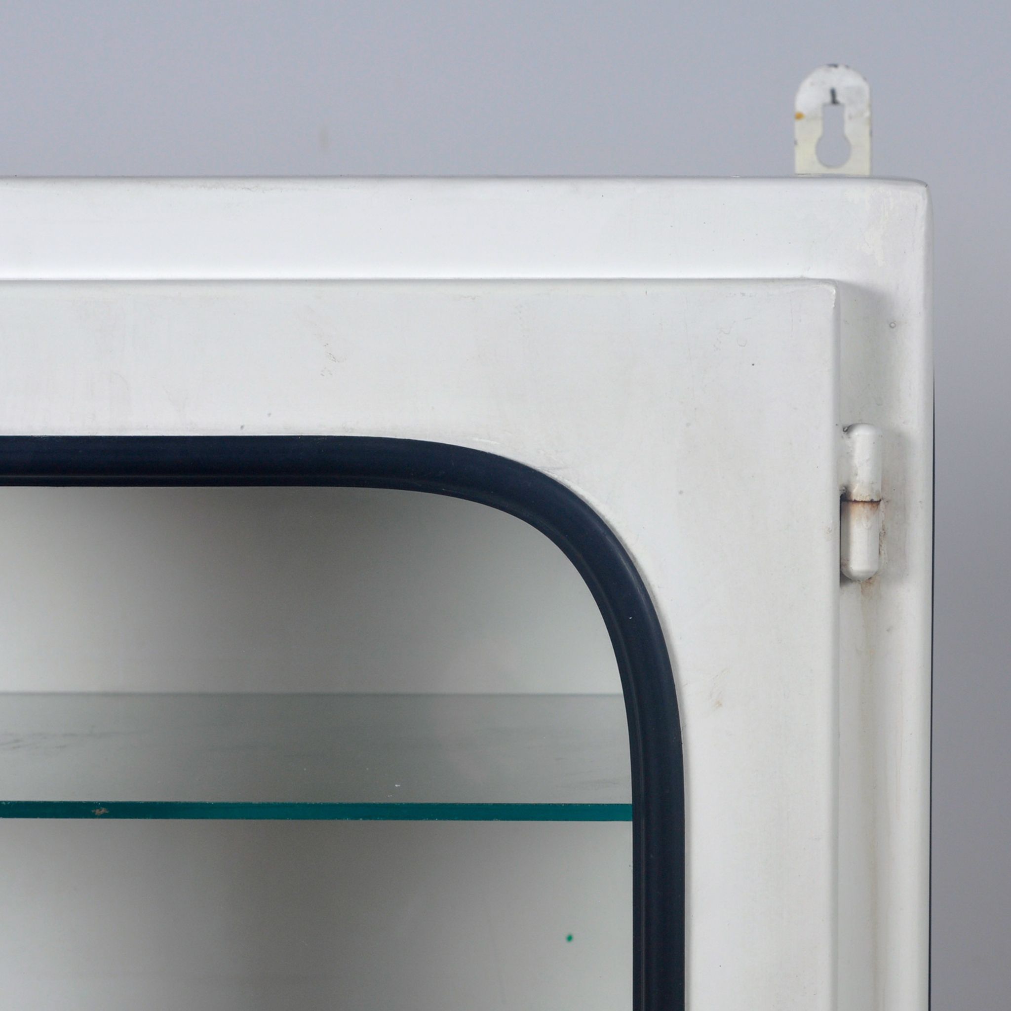 Vintage hospital medicine cabinet, 1970s