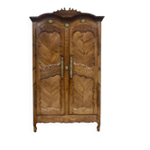 Armoire de mariage Rennaise datée 1857 et signée François fils Denot