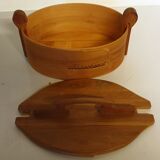 Curved wooden box