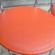 Lot de 2 chaises oranges vintage