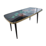 Coffee table cocktail feet compass vintage 60