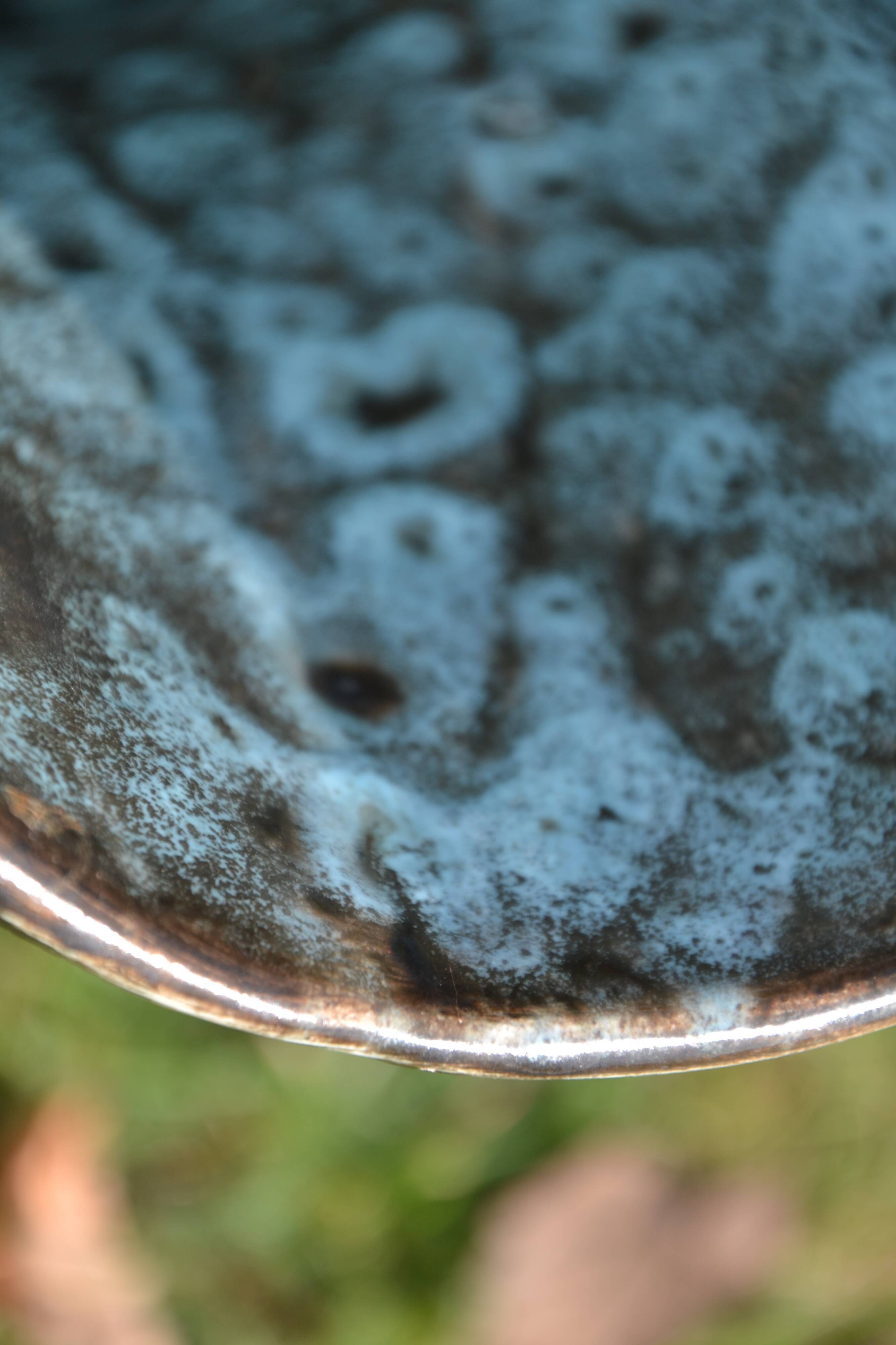 Large Vallauris vase "sea foam" H 41.5 cm