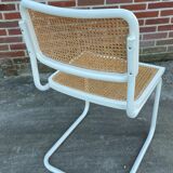 Set of 4 Cesca b32 model chairs in white