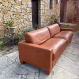 Sofa and Two Armchairs by De Sede