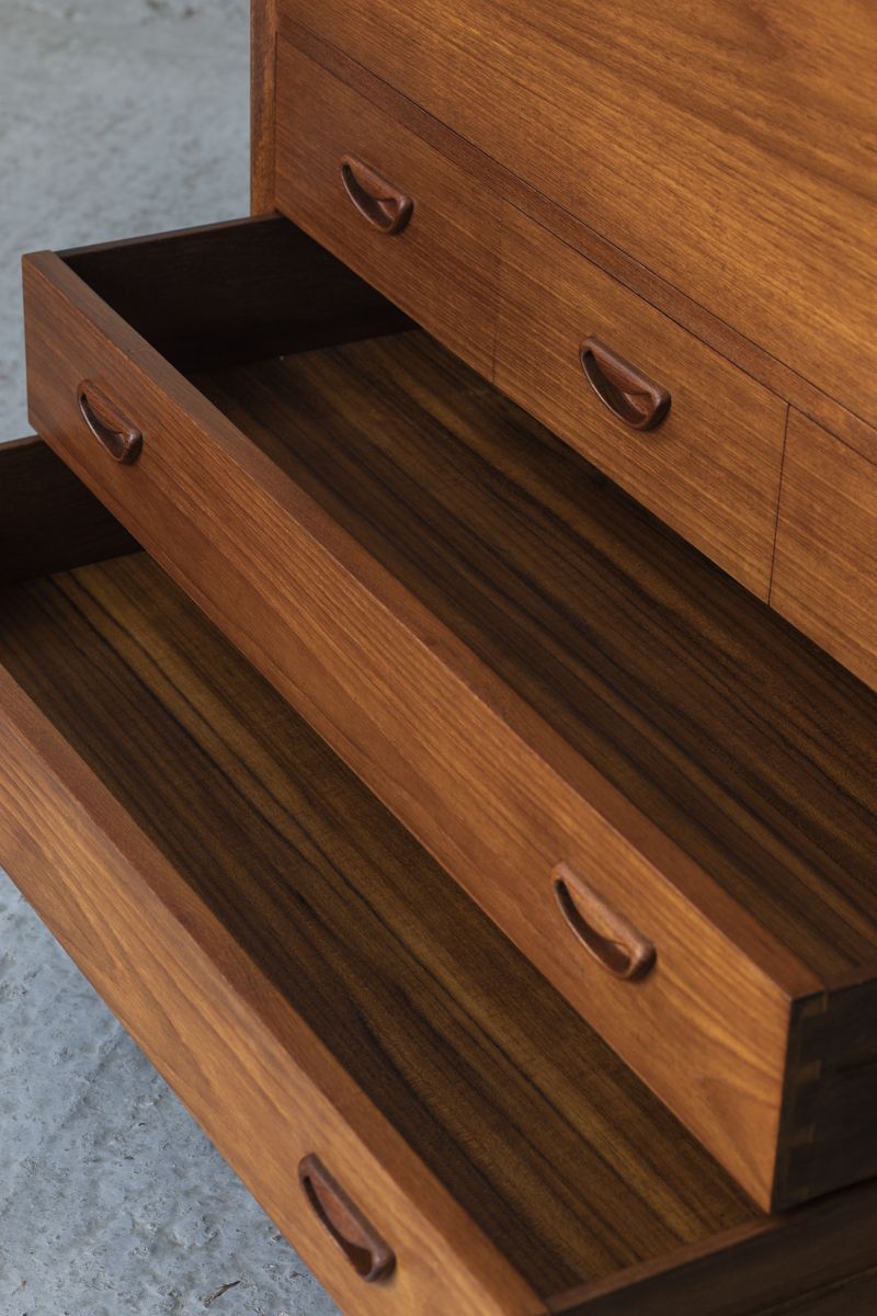 Cabinet par Peter Hvidt & Orla Mølgaard Nielsen pour Søbørg mobler, Danemark, années 1950