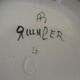 Small dish high salad bowl old Henriot Quimper