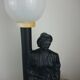 Black ceramic lamp for women, floor lamp