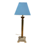 Ancienne Lampe colonne en laiton