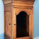 Antique display case, solid oak