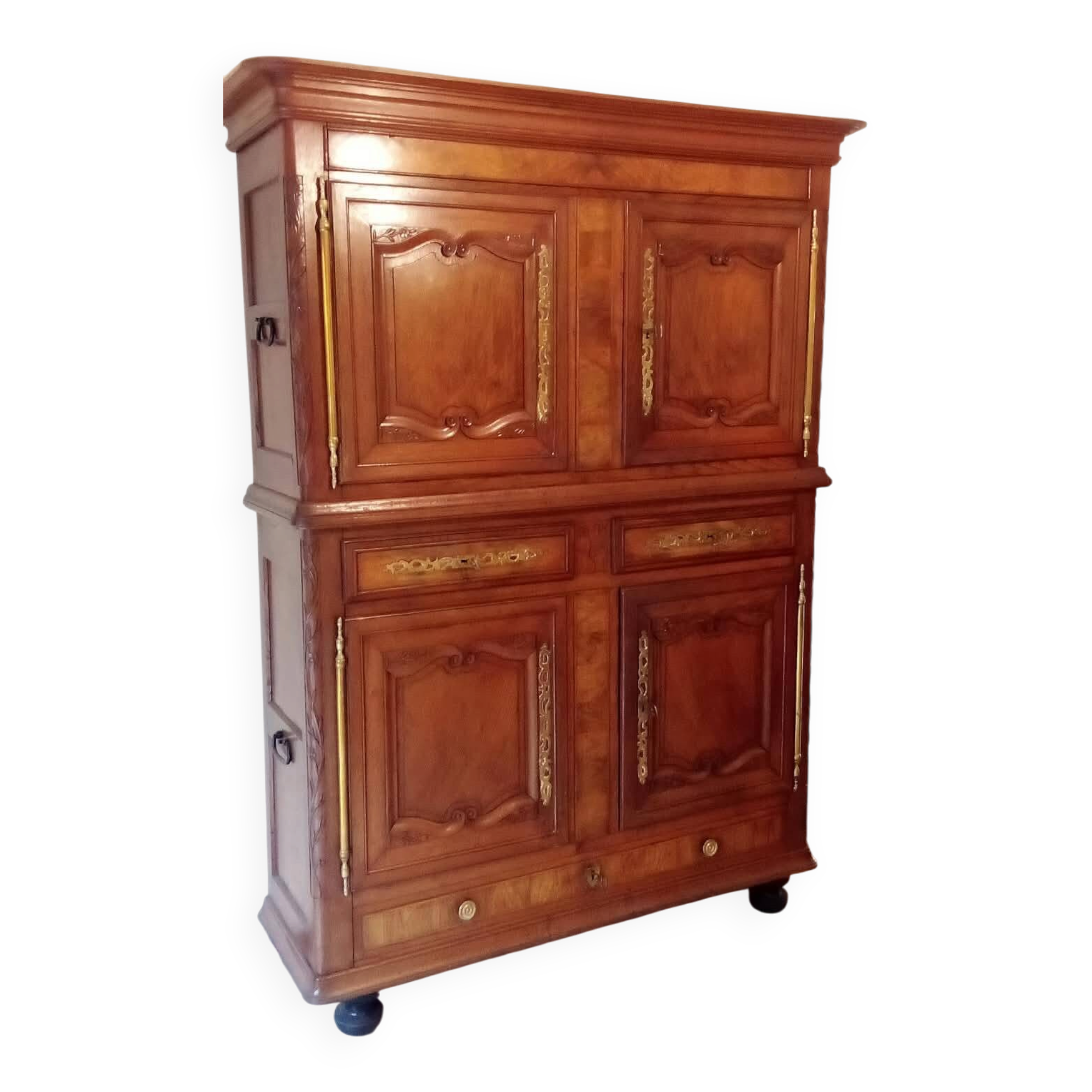 buffet 2 bodies in solid oak