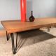 Table basse pieds épingle 1950"s.