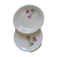 Duo de plats anémone en porcelaine