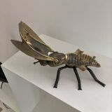 Cendrier zoomorphe laiton