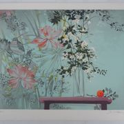 Michel Henry: Flowers in the Wind, original signed lithograph