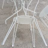 Wrought iron garden furniture