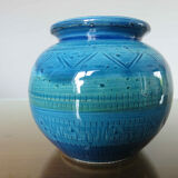 Ceramic pot cover Rimini Blue 60s