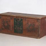 Ancienne malle avec motifs floraux (c.1920) #24