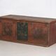 Antique trunk with floral motifs (c.1920) #24