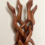 Modernist wooden sculpture