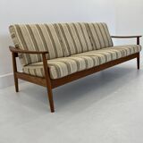 Danish Three-Seater Sofa in Teak by Arne Vodder for France & Son, 1960s
