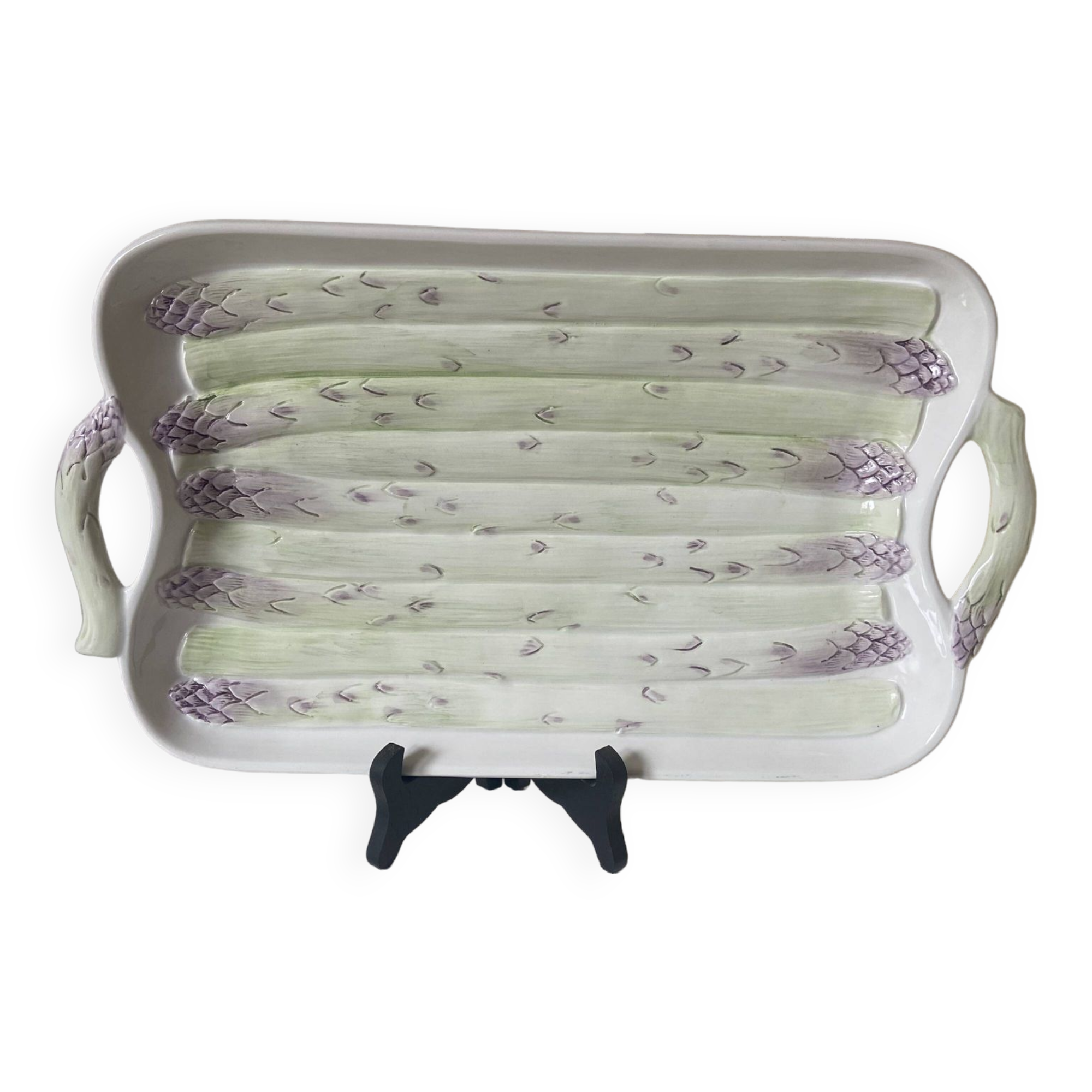 Vintage Asparagus Dish Made in Italy Numbered