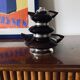 Mid-century modern piled up Tea set, SC3 Italy 1970s