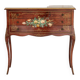 Commode décorative avec des motifs floraux