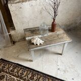 Patinated coffee table