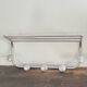 Vintage aluminum wall coat rack