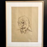 Original portrait sketch of an artist