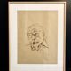 Esquisse originale portrait d’un artiste