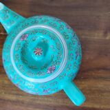 Vintage Min Shou Porcelain teapot turquoise