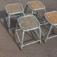 Ensemble de 4 tabourets industriels