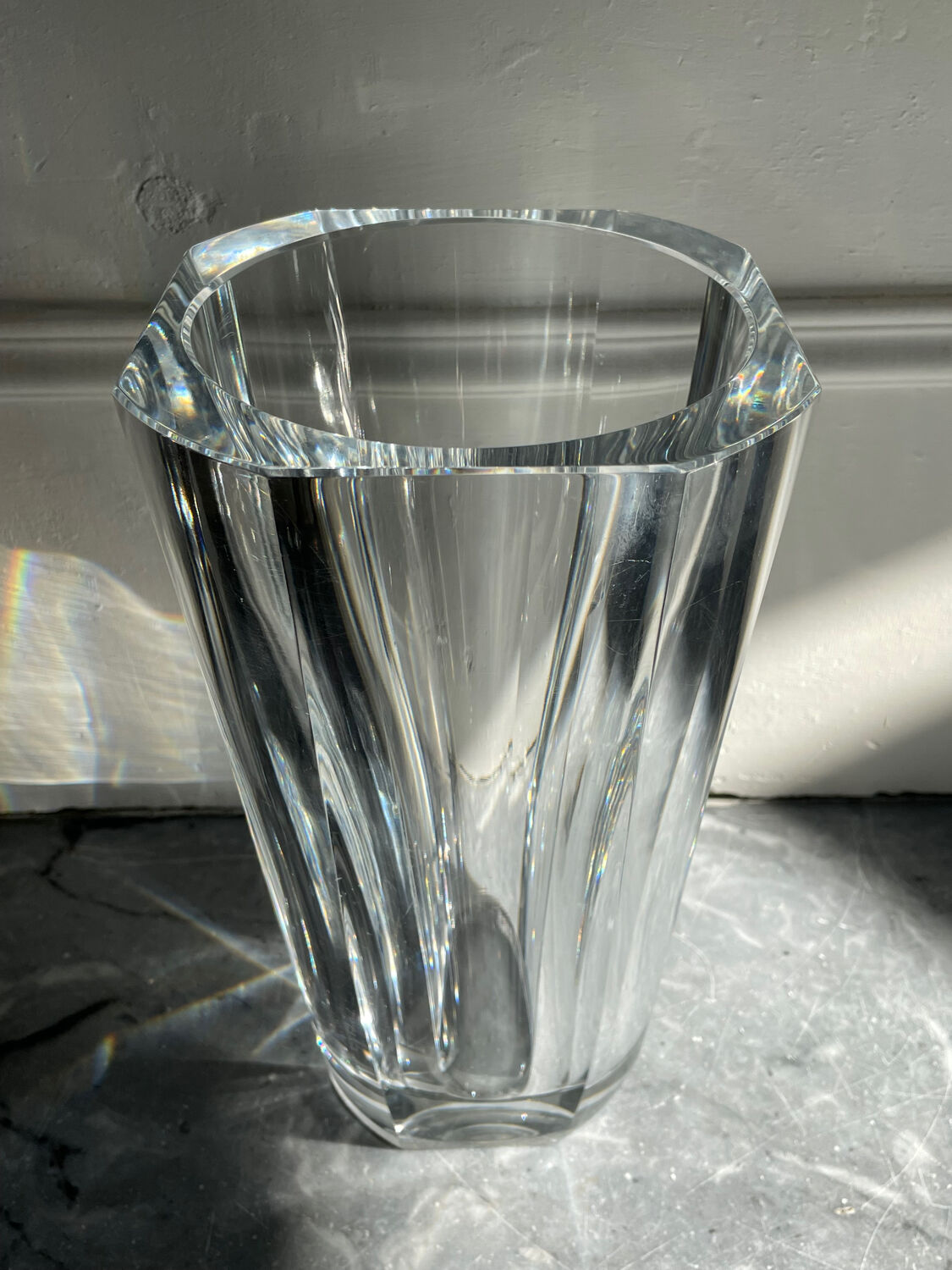 Vase en cristal de Baccarat modèle Diane