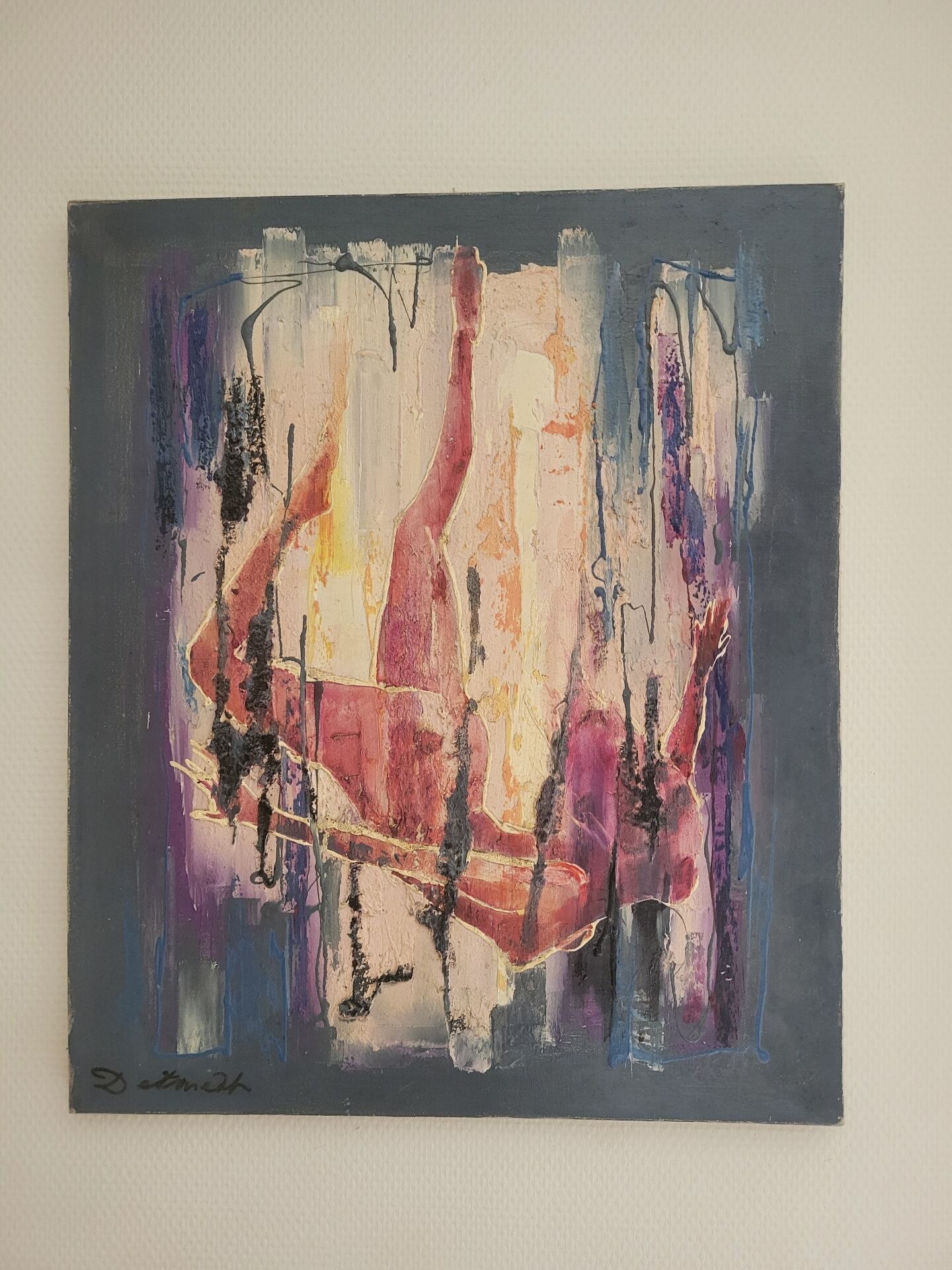 Expressionist or semi-abstract painting years