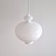 White glass pendant lamp by Hans Agne Jakobsson for Staff Leuchten