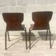 Lot de 2 chaises Eromes 60s