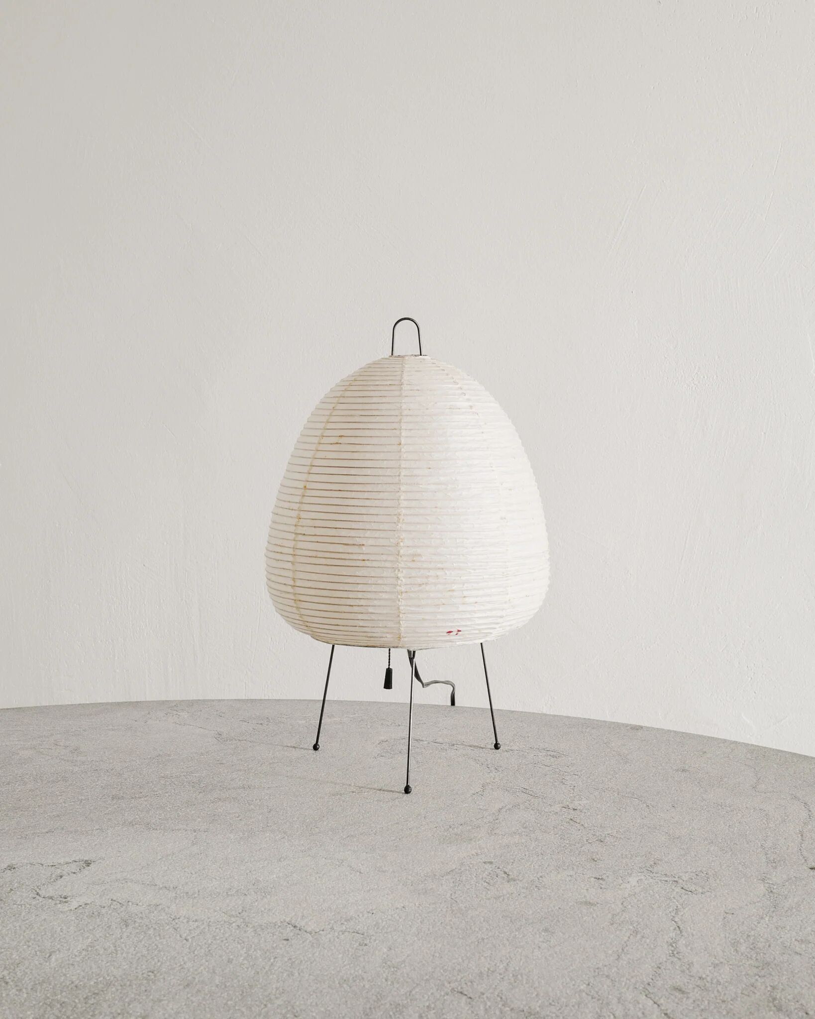 Vintage Mid Century "1A" Desk Table Lamp by Isamu Noguchi Japan, 1950s