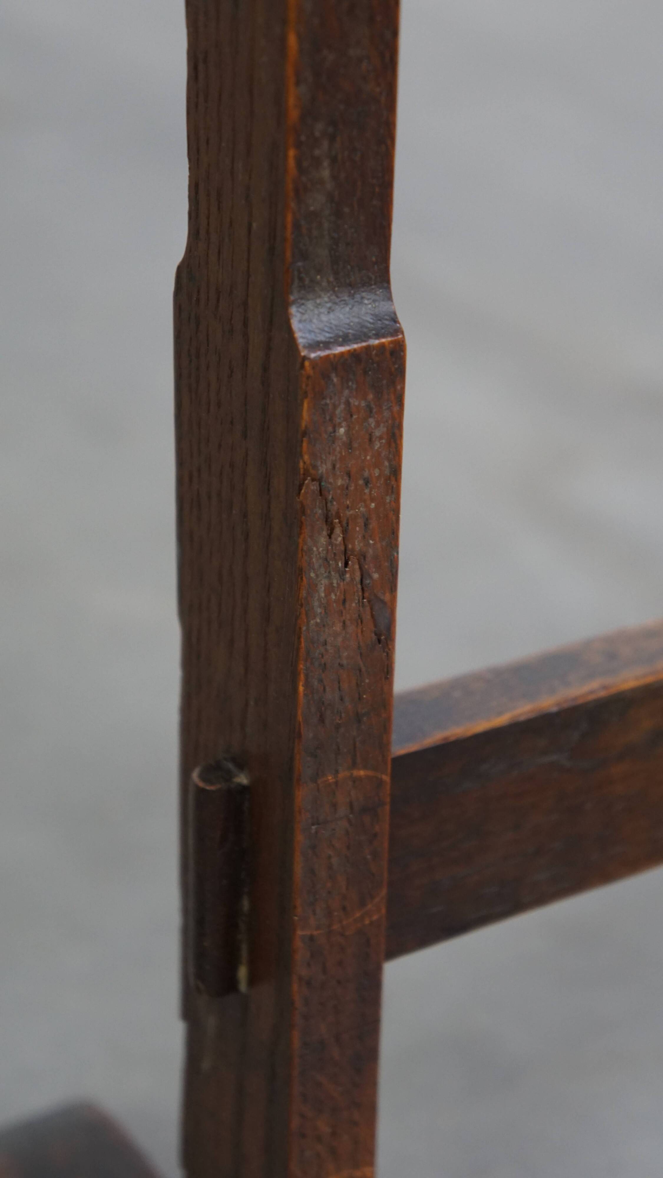 Antique early 19th century folding wine table