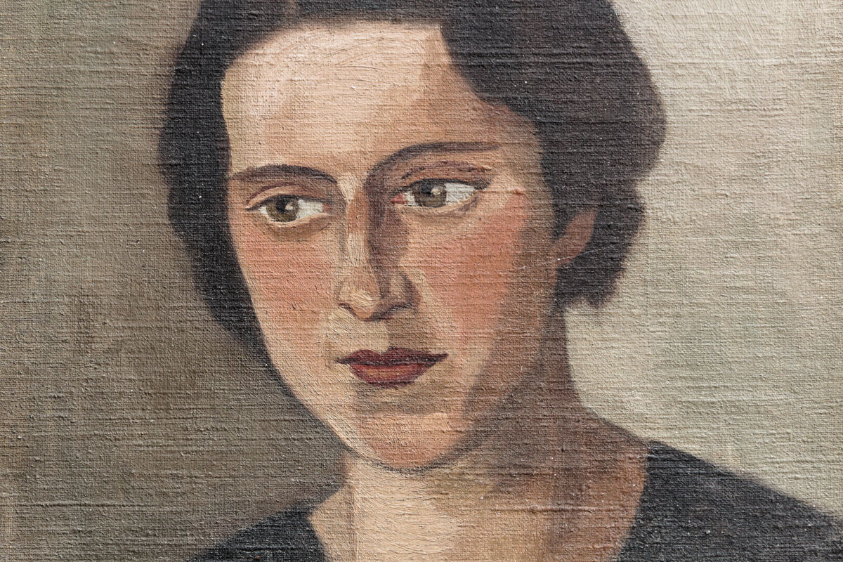Portrait de femme art déco
