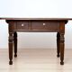 Table d'écriture en chêne néo-renaissance allemande, vers 1890
