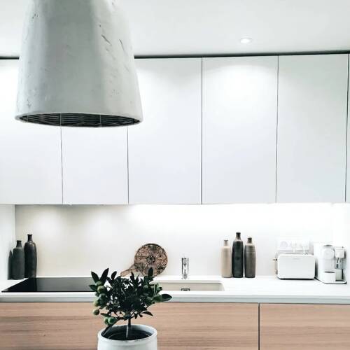 Rattan and plaster suspension