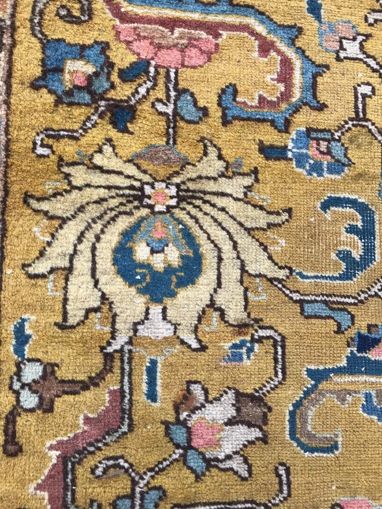 Persian old rug Persian Tabriz handmade 284x360cm